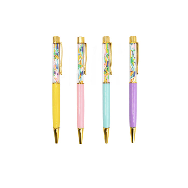 confetti pen - various colors