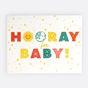 hooray baby card