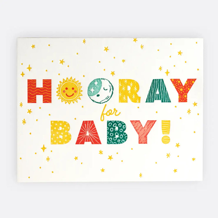 hooray baby card