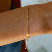 gold filled dapper chain bracelet