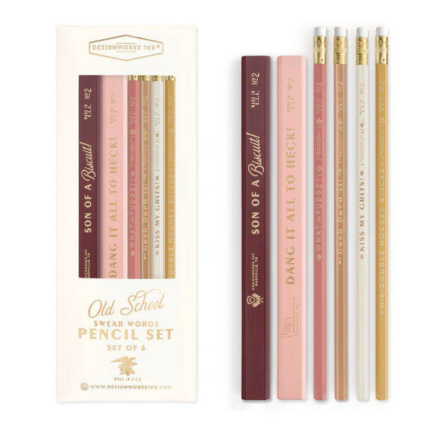 vintage-swear-words-pencil-set-urbanic-paper-boutique