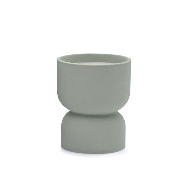 form matte 6 oz hourglass textured ceramic candles