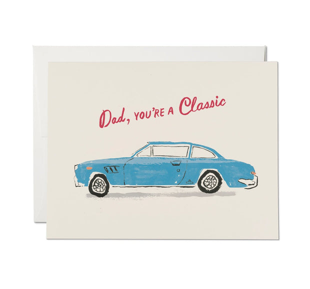 classic dad father's day card
