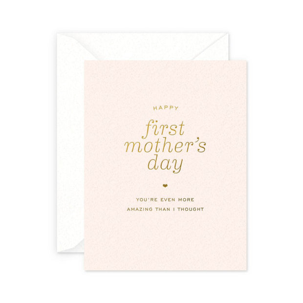 First Mother's Day card