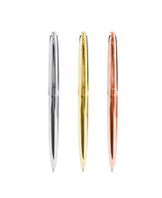 metallic retro pens - set of 3