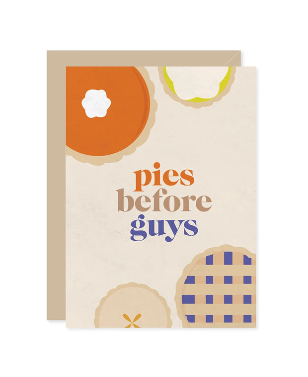 pies before guys card