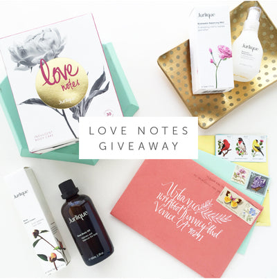 Love Notes Giveaway!
