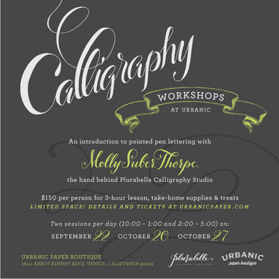 Calligraphy Workshops at Urbanic
