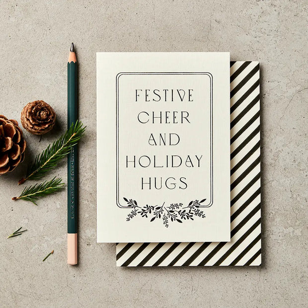 holiday hugs '22 card - single or set of 8