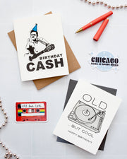 birthday cash - letterpress birthday greeting card