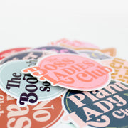 boss ladies club vinyl sticker