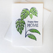 happy new home - letterpress congrats card