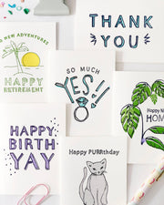 happy new home - letterpress congrats card