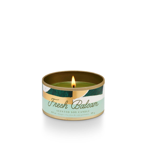 tried & true small tin candle