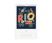 2024 greetings from around the globe wall calendar