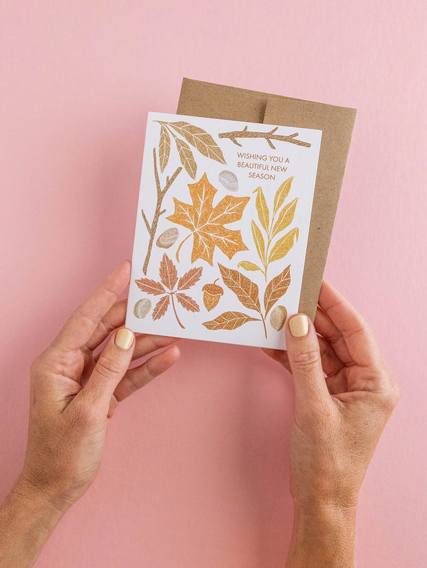 fall treasures card