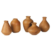 tiny terracotta vases