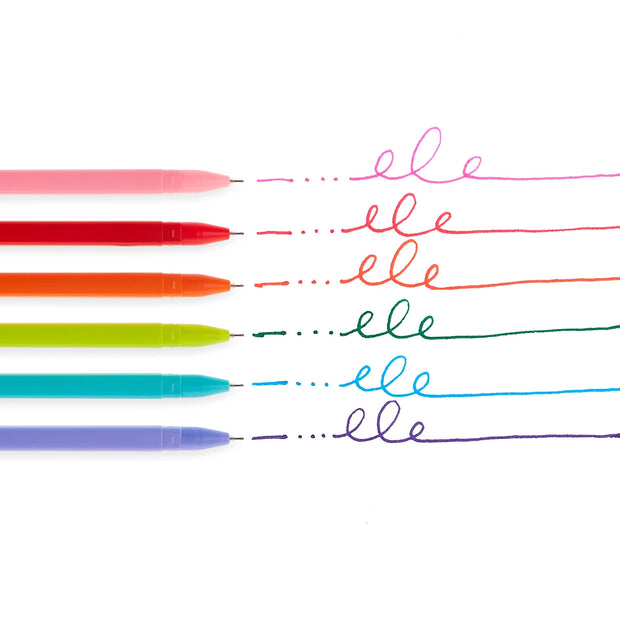fine lines gel pens - set of 6