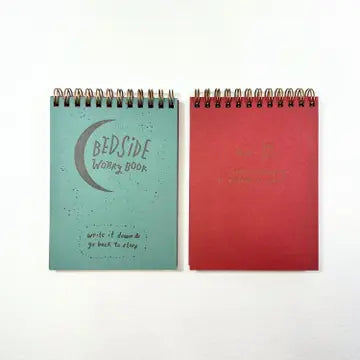 bedside worry book notebook