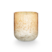 small radiant glass candle