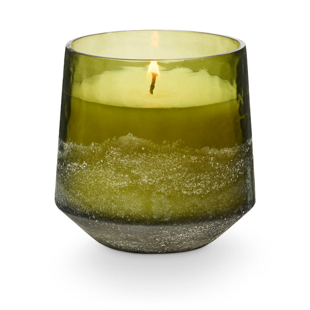 balsam & cedar baltic glass candle