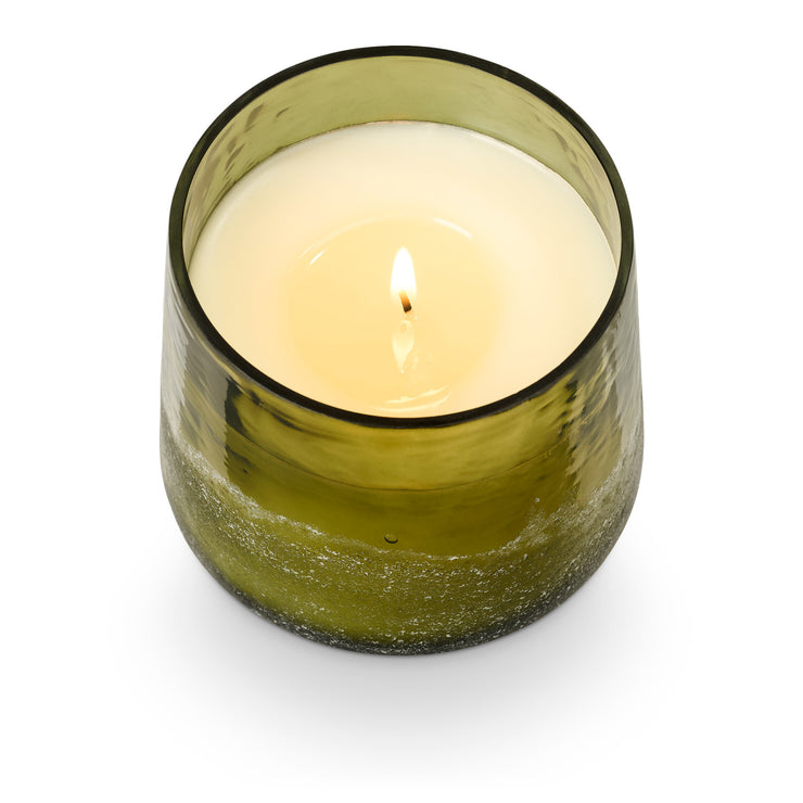 balsam & cedar baltic glass candle