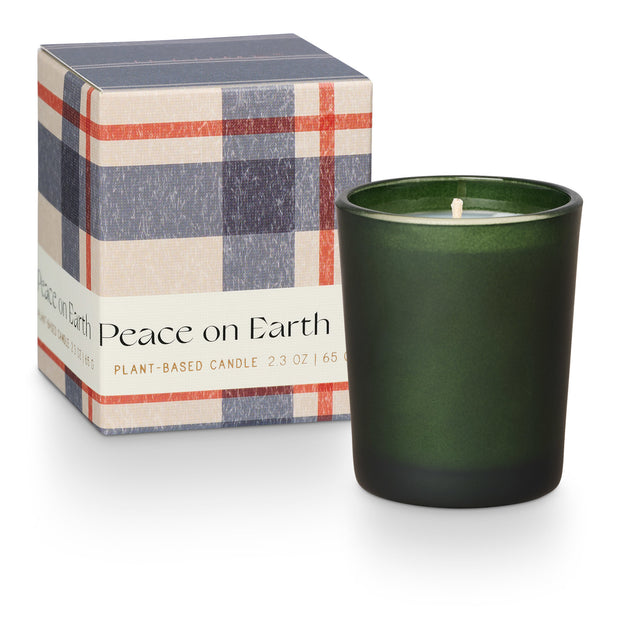 balsam & cedar boxed votive candle