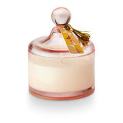 memory lane lidded glass candle