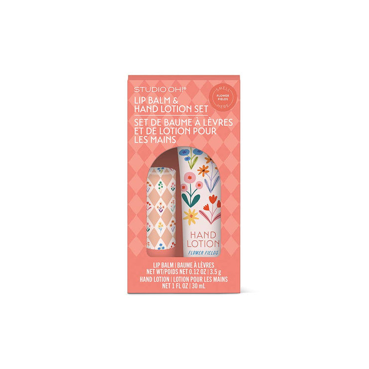 meadow lane lip balm & hand lotion set