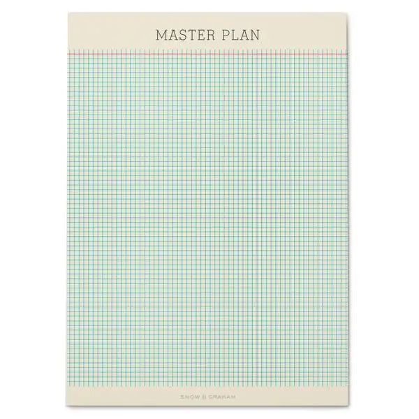 master plan notepad
