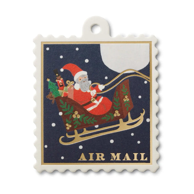 christmas delivery gift tags | set of 8