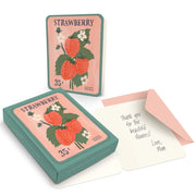 Strawberry Seeds Artisan Note Card Set