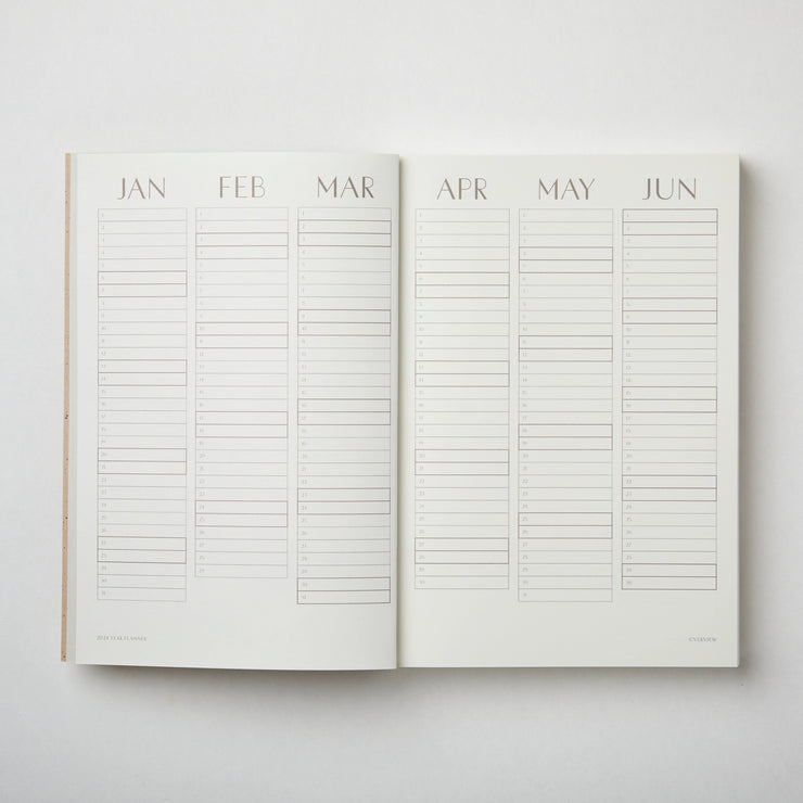 2024 lay flat planner