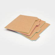 A4 tab kraft notebooks