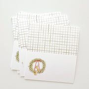 Bell wreath place cards - set of 8