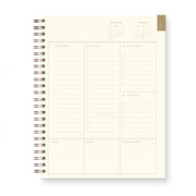 2025 bold dated weekly planner