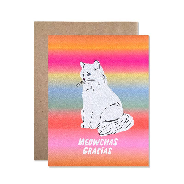 meowchas gracias thank you card