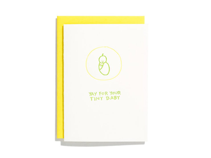Yay for Tiny Baby Card