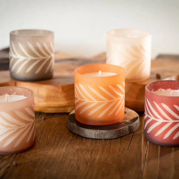 gather glass candles - various scents