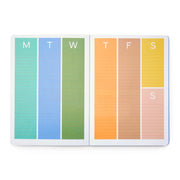 undated weekly planner