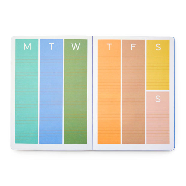 undated weekly planner