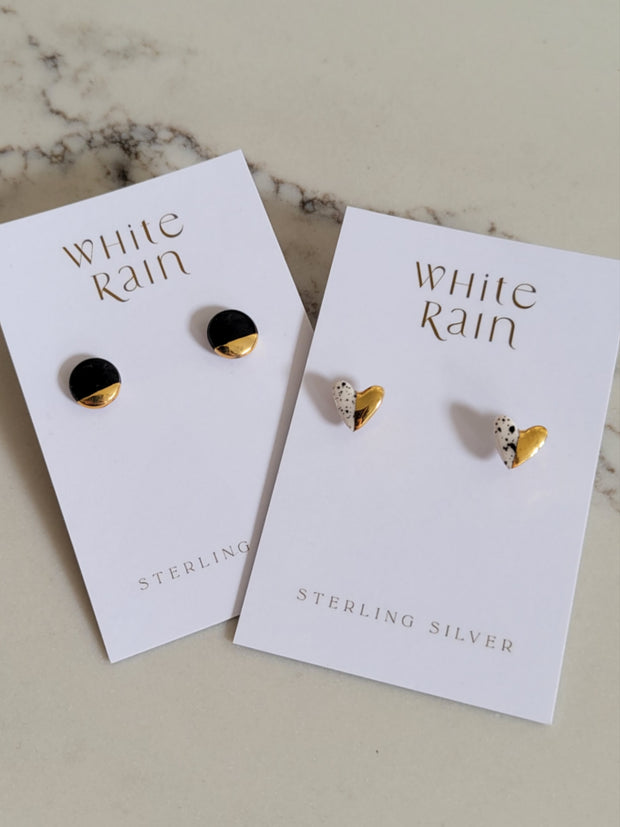 ceramic and sterling silver earrings - various styles