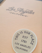 our place los angeles sticker