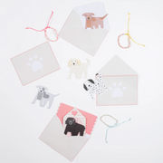 dog valentine cards - set of 12