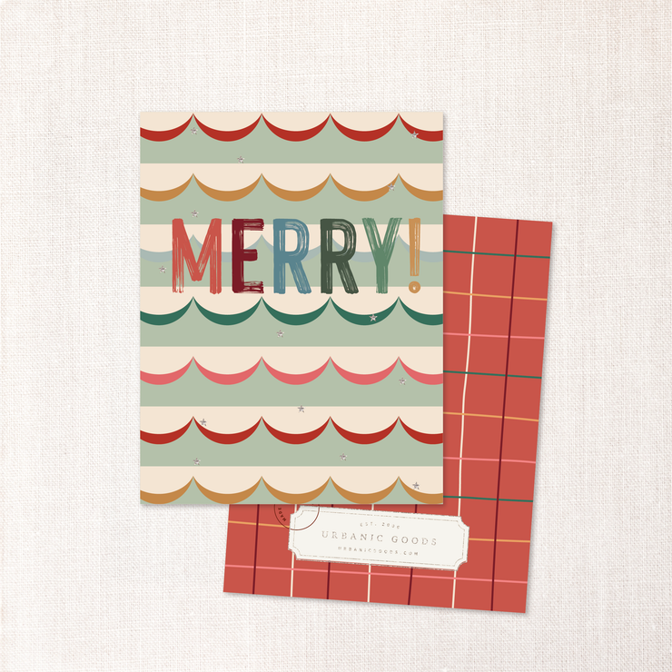 Merry! Card (Singles or Sets of 6) (Copy)