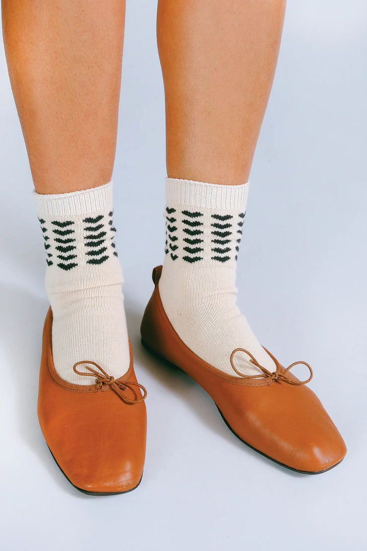 sweet heart ankle sock