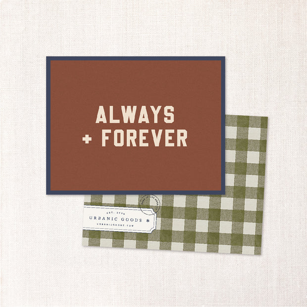 always + forever card