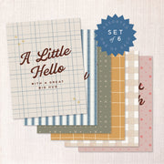 Cotage Script Assorted Notecards (Set of 8)