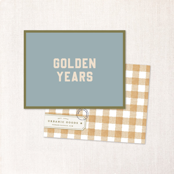 golden years card