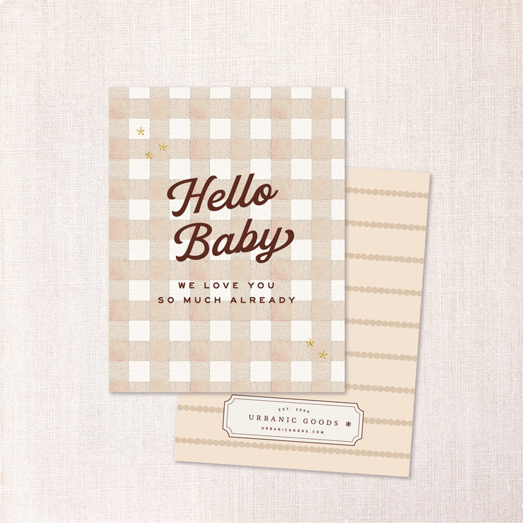 hello baby card